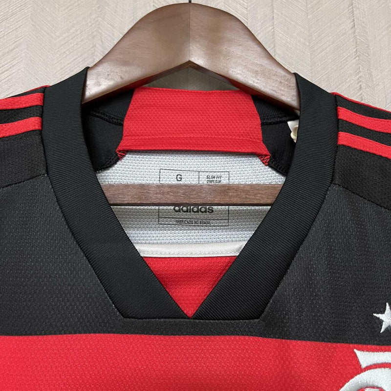 Camisa Flamengo I 24/25 - Torcedor Masculina Vermelha