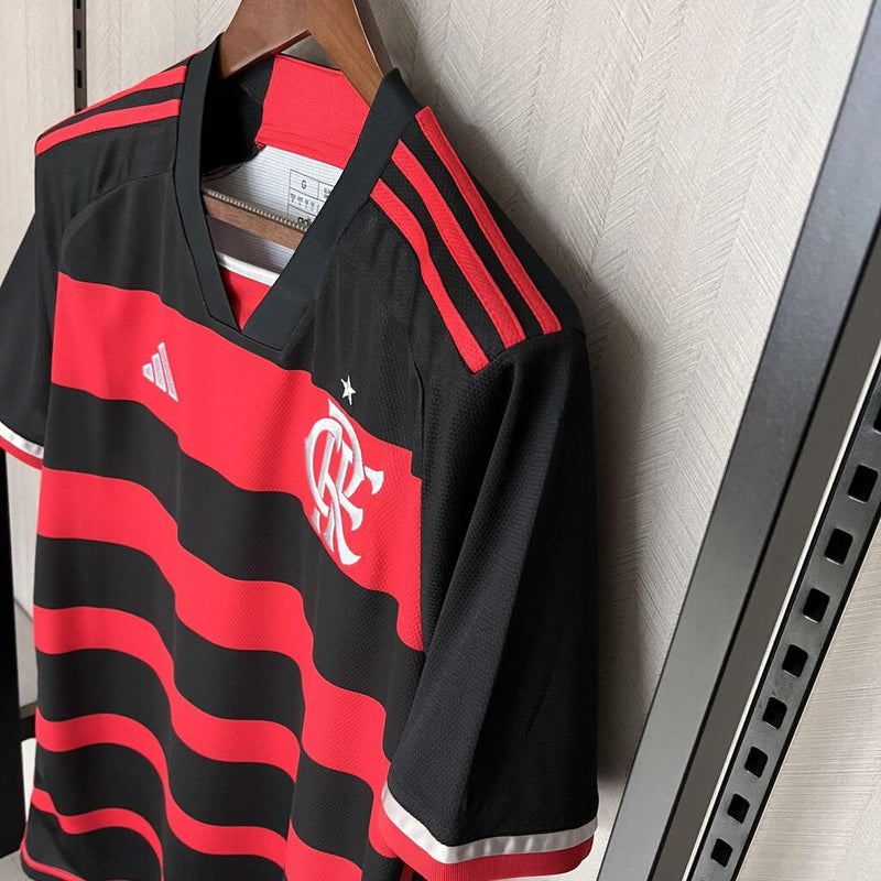 Camisa Flamengo I 24/25 - Torcedor Masculina Vermelha