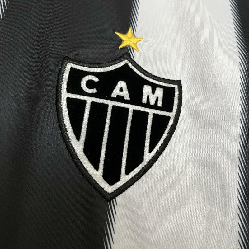 Camisa Retrô Atlético Mineiro 2013 - Masculina (Ronaldinho) - PATCH LIBERTADORES