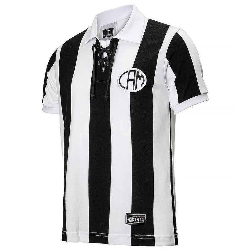 Camisa Atlético Mineiro 1914 Masculina - Preto+Branco