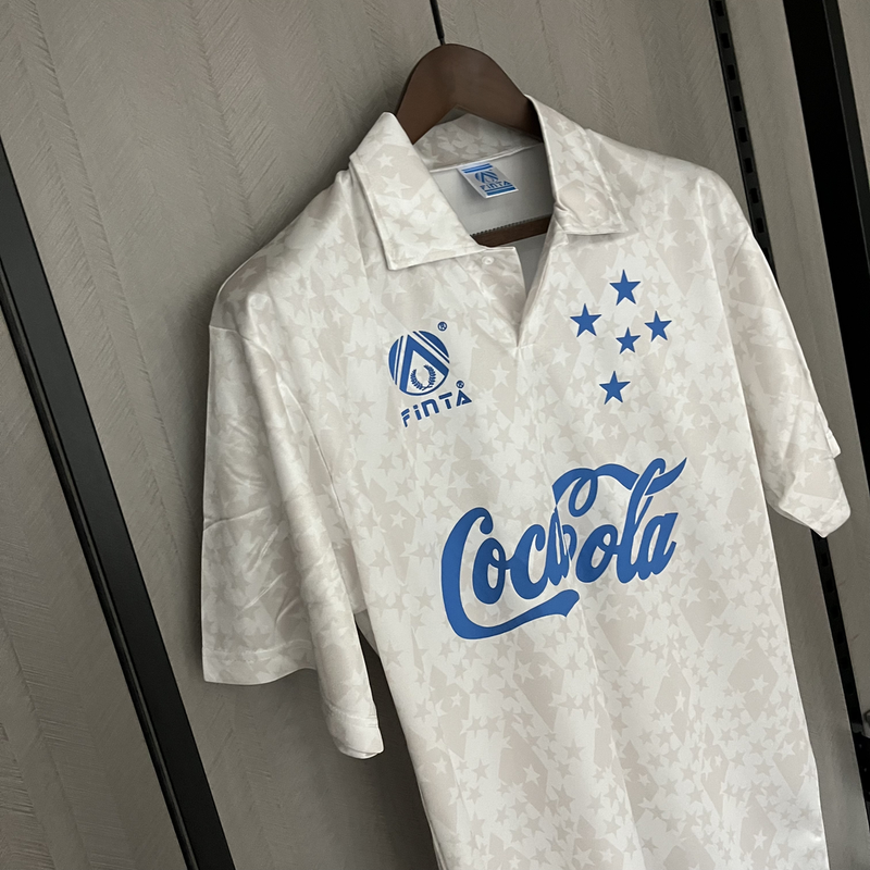 Camisa Retrô Cruzeiro 93/94 - Masculina Branca