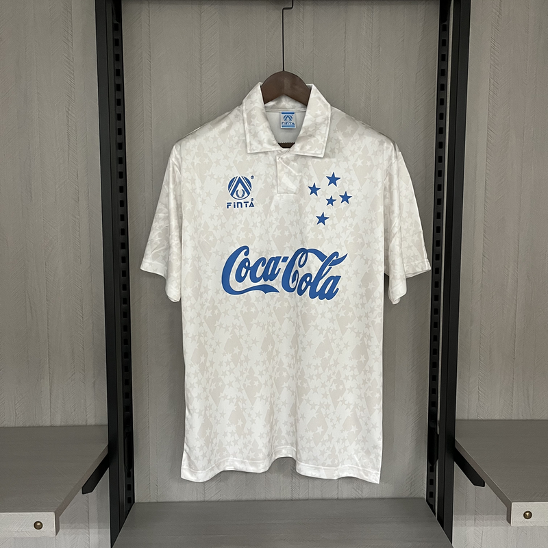 Camisa Retrô Cruzeiro 93/94 - Masculina Branca