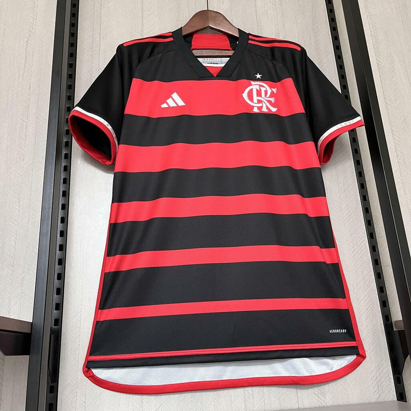 Camisa Flamengo I 24/25 - Torcedor Masculina Vermelha