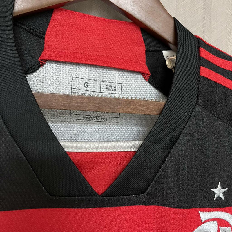 Camisa Flamengo I 24/25 - Torcedor Masculina Vermelha