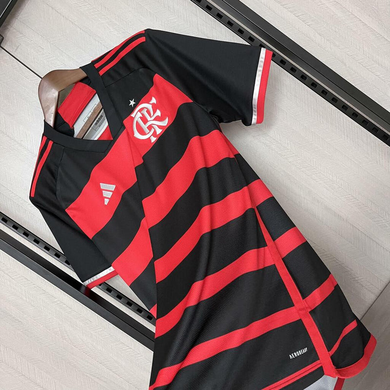 Camisa Flamengo I 24/25 - Torcedor Masculina Vermelha