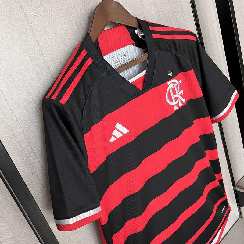 Camisa Flamengo I 24/25 - Torcedor Masculina Vermelha