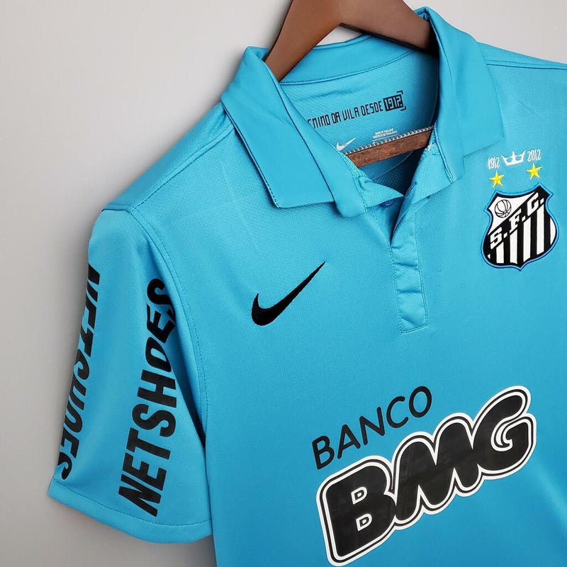 Camisa Retrô Santos 12/13 (Neymar) - Masculina Azul