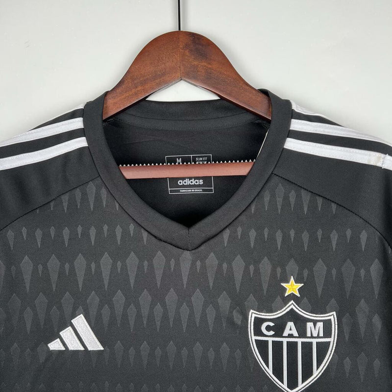 Camisa de Goleiro Atlético Mineiro 23/24 - Torcedor Masculina Preta