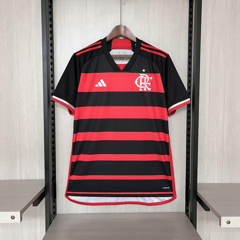 Camisa Flamengo I 24/25 - Torcedor Masculina Vermelha