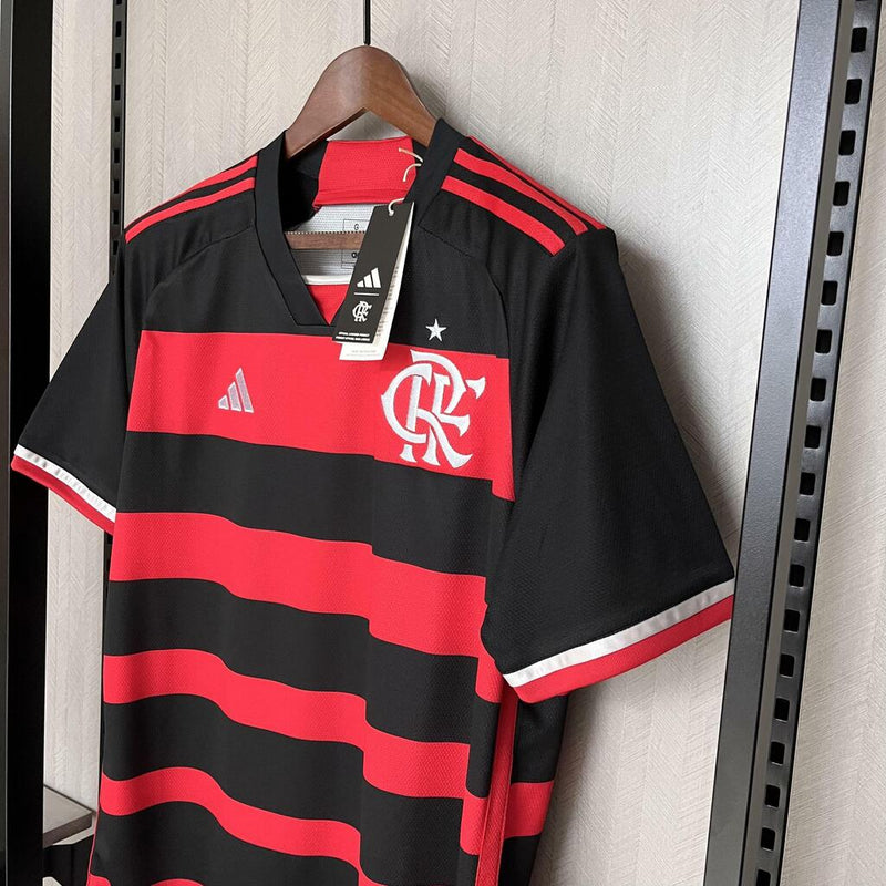 Camisa Flamengo I 24/25 - Torcedor Masculina Vermelha